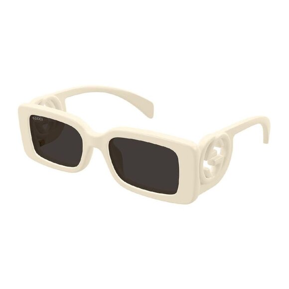 NEW GUCCI SUNGLASSES GUCCI GG1325S 013 IVORY/GREY EYEWEAR